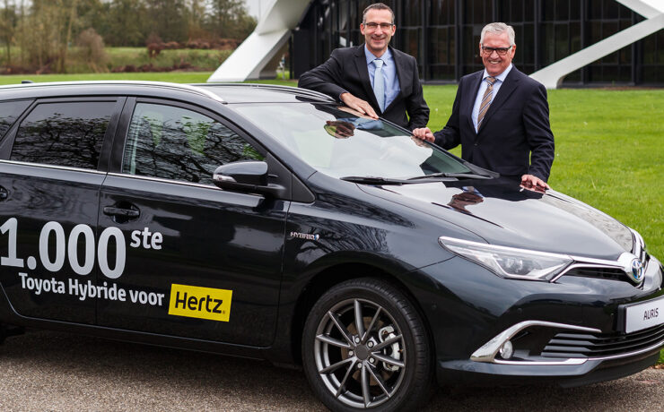 Toyota en Hertz ‘Partners in Hybrid’ met 1.000e hybride