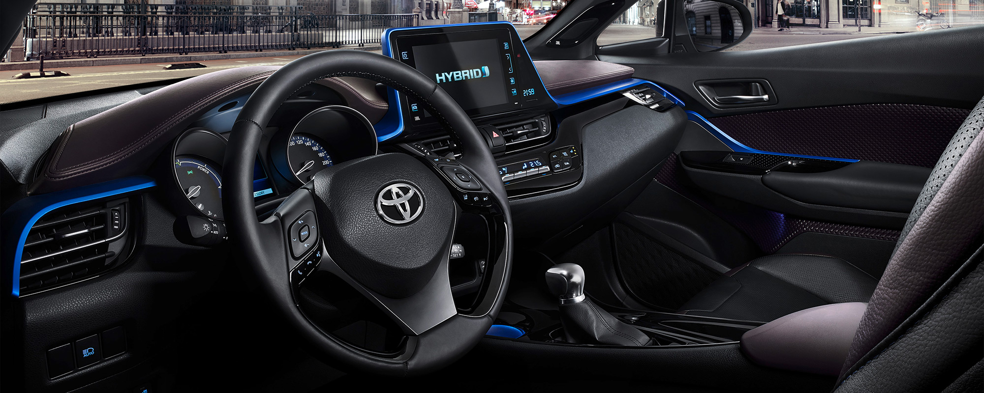 Vernieuwend interieurdesign voor hybrid design statement Toyota C-HR