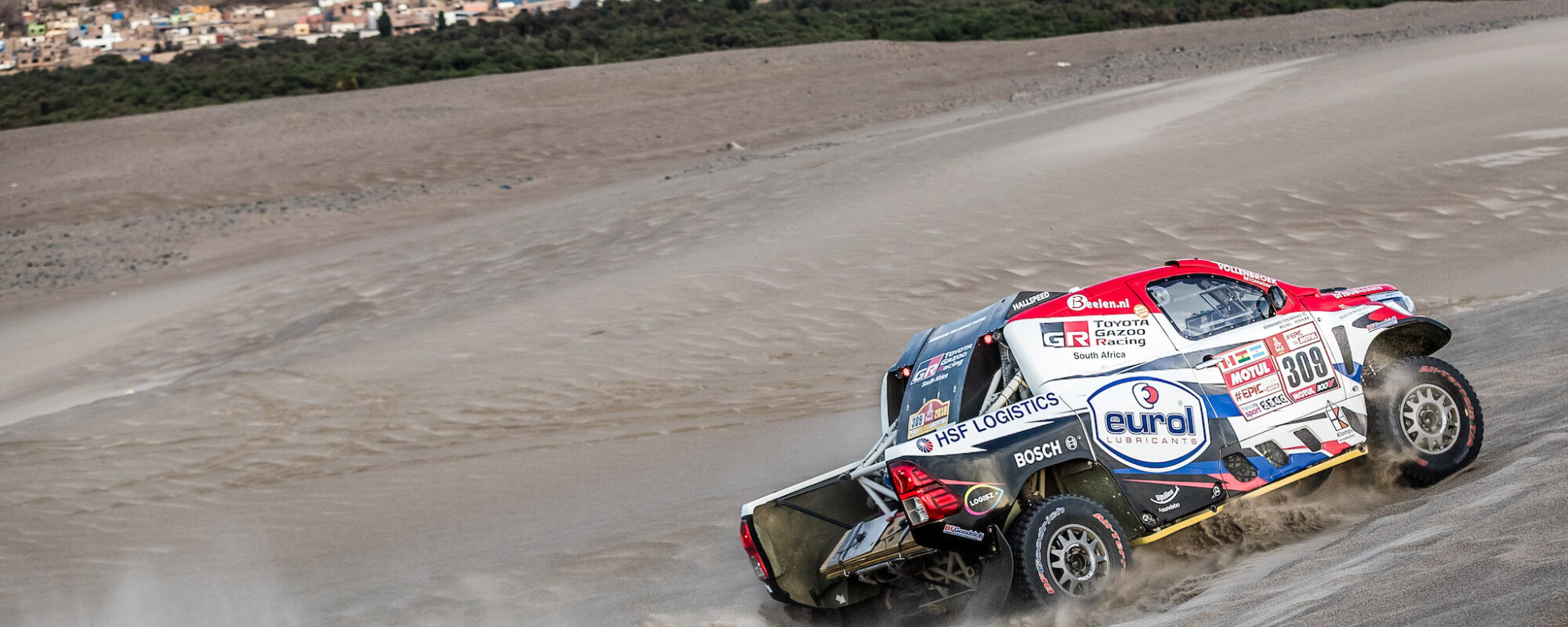 Toyota Hilux en coureur Bernhard ten Brinke imponeren in Dakar 2018