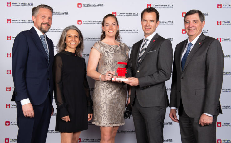 Toyota dealer Gebr. Van Gent wint voor tiende keer op rij prestigieuze Europese award voor klantervaring