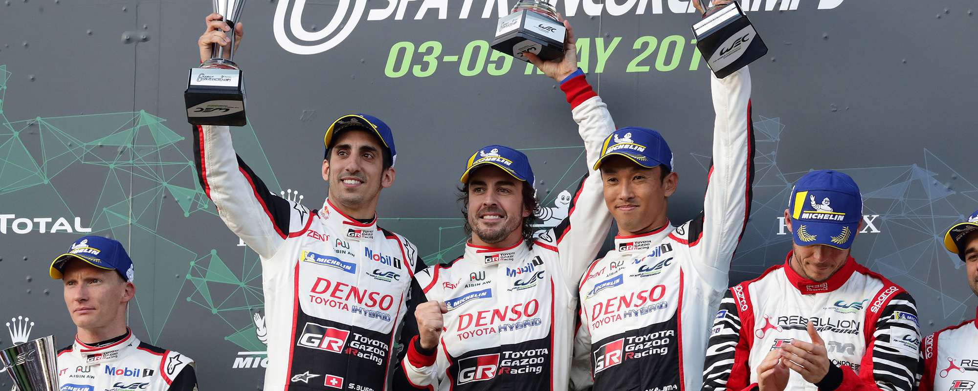 1-2-zege voor TOYOTA GAZOO Racing in WEC-race op Spa