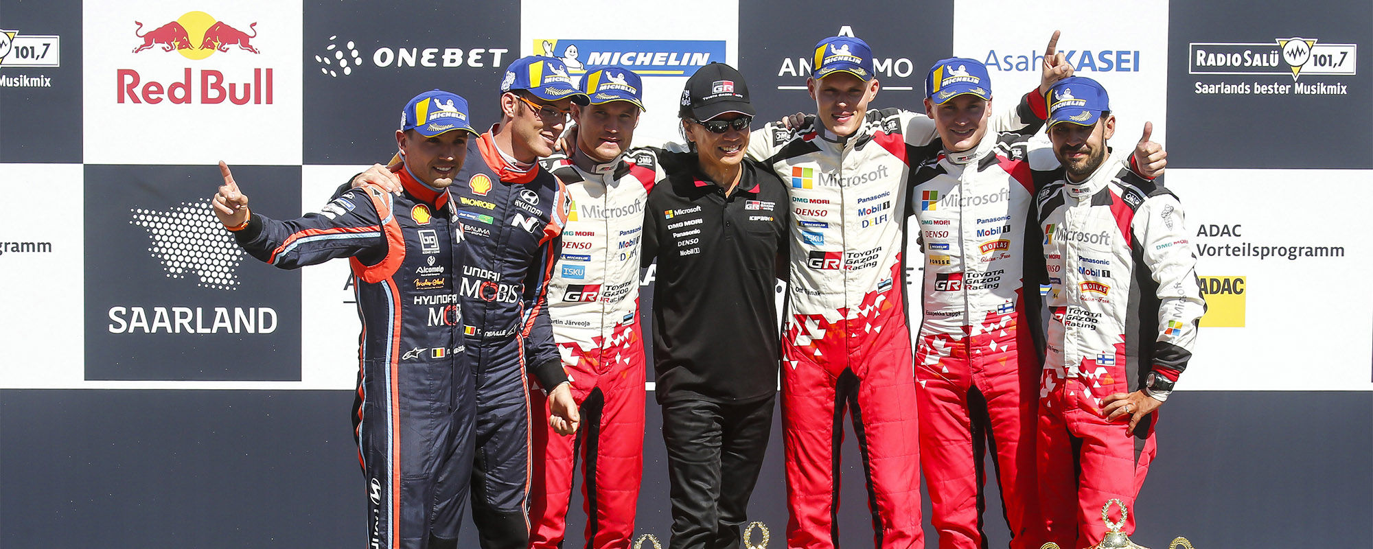 Toyota GAZOO Racing behaalt winst in Rally van Duitsland