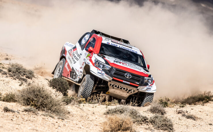 Toyota coureur Bernhard ten Brinke imponeert in Rally van Marokko