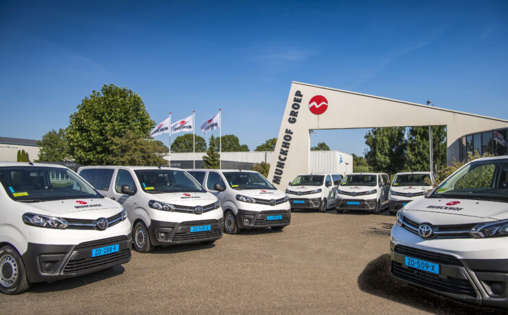 23 Toyota PROACE Taxi’s voor Munckhof Groep