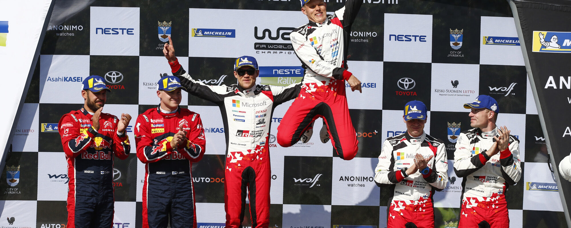 Dubbele podiumplek voor Toyota GAZOO Racing in Rally van Finland