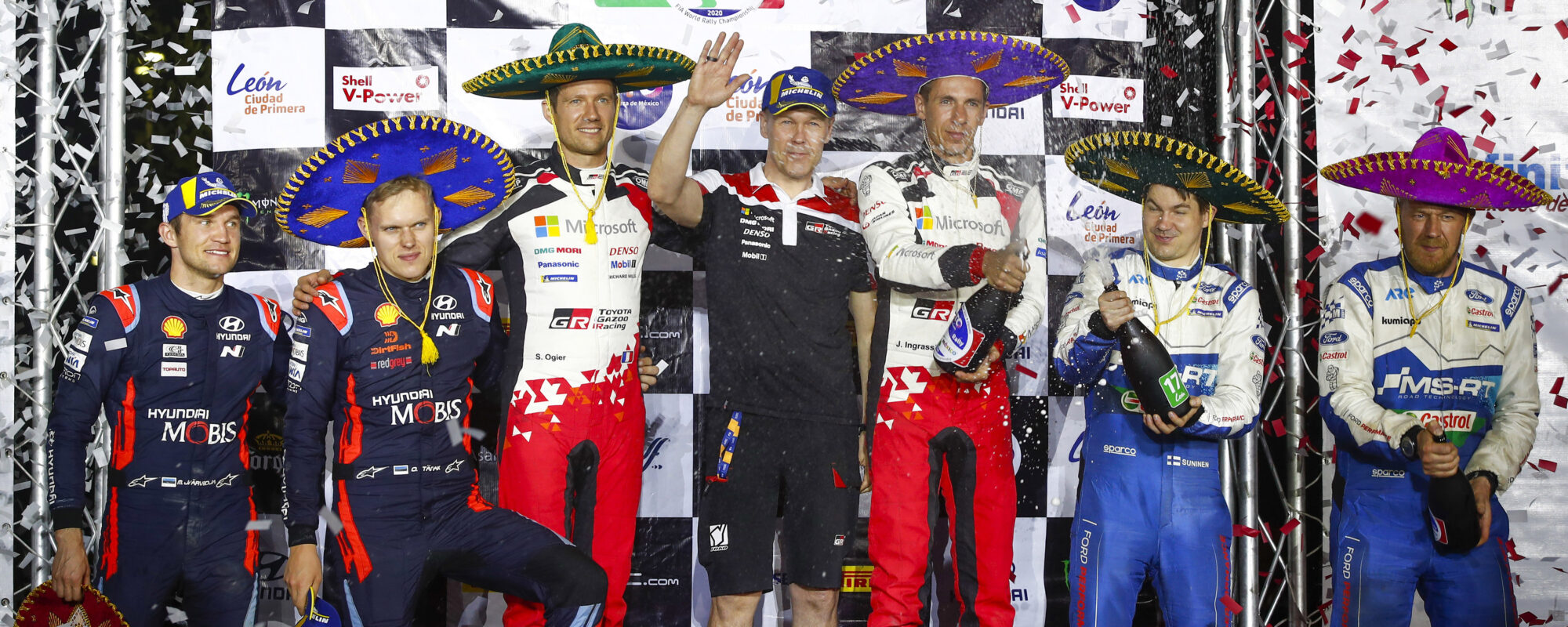 WRC-team Toyota pakt goud tijdens Rally van Mexico
