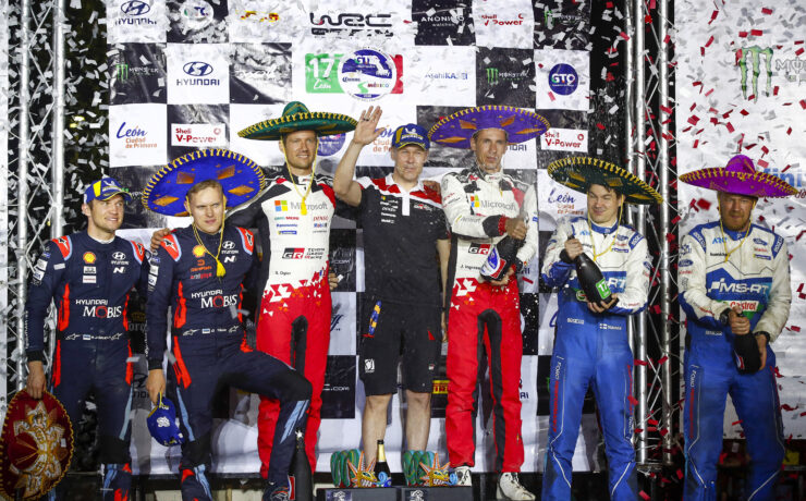 WRC-team Toyota pakt goud tijdens Rally van Mexico