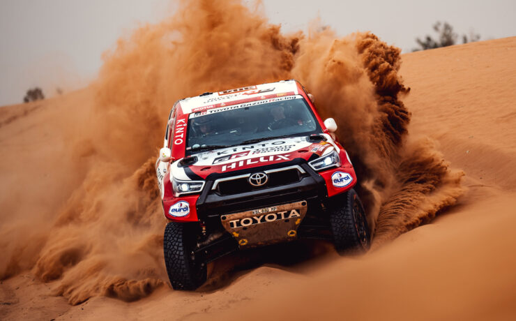 Toyota GAZOO Racing pakt vierde etappewinst in Dakar 2021