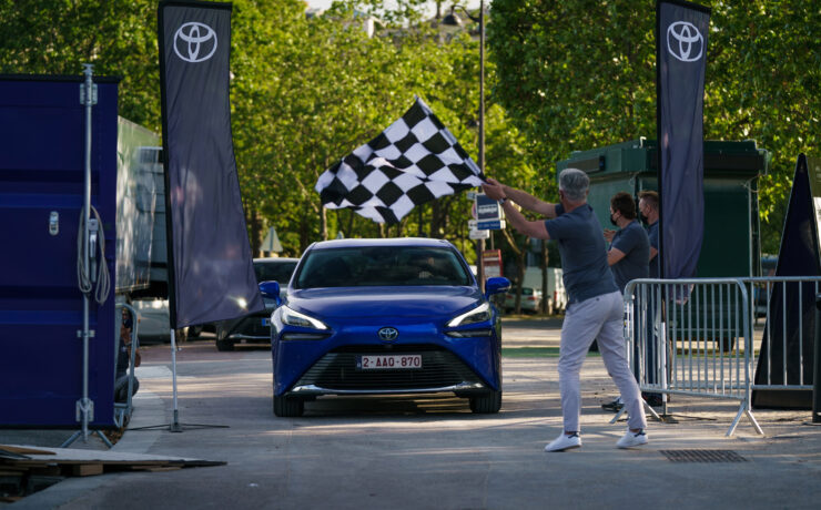 Toyota Mirai breekt afstandsrecord waterstof-elektrische auto’s