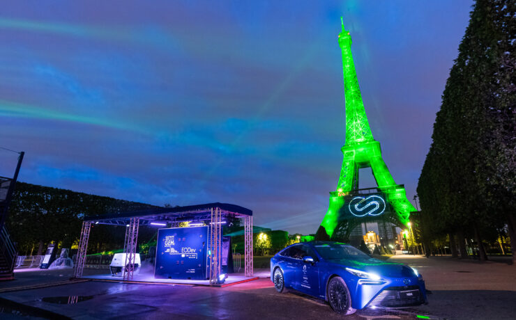Toyota’s Fuel Cell-technologie zet Eiffeltoren duurzaam in het licht