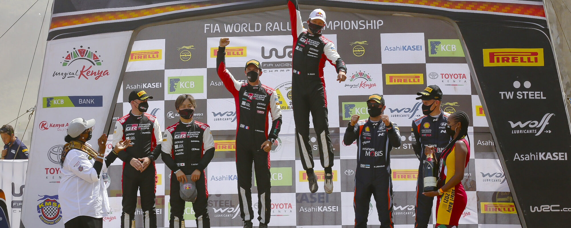 Toyota GAZOO Racing wint eerste Afrikaanse WRC-rally sinds 2002