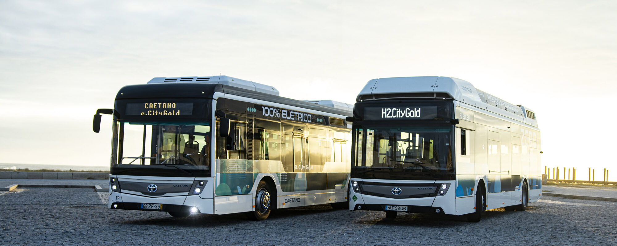 Toyota logo prijkt voortaan op emissievrije bussen van CaetanoBus