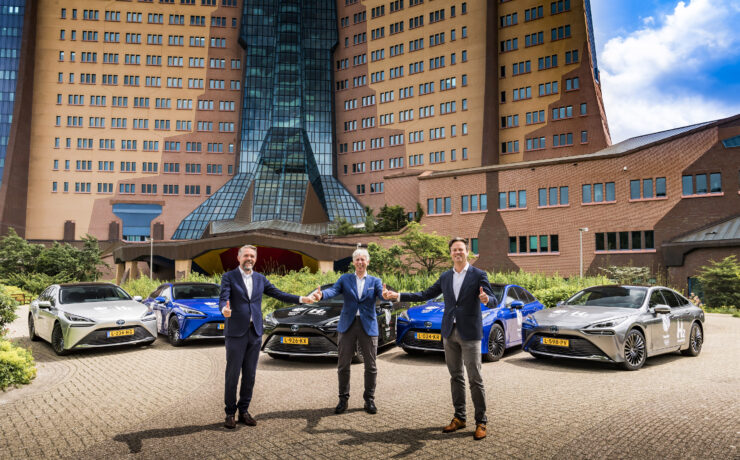 Vijf Toyota’s Mirai voor Gasunie