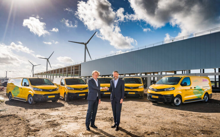 DHL Parcel zorgt met 400 Toyota’s Proace Electric voor verdere elektrificatie van de bezorgvloot