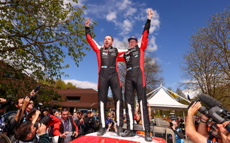 Sensationele winst voor Toyota GR Yaris Rally1 en Rovanperä in Rally van Kroatië