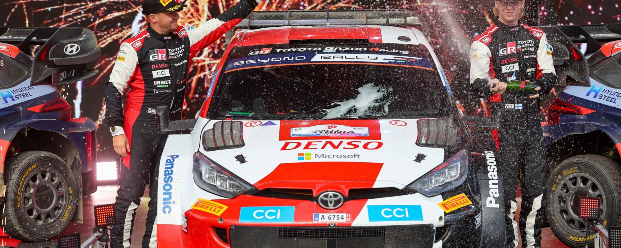 Dominante zege van Rovanperä en Toyota GAZOO Racing op snelle Estlandse gravelwegen