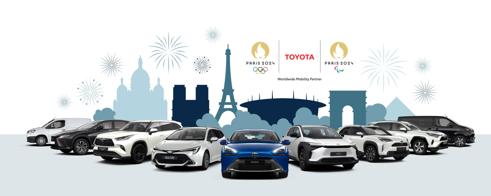 Toyota verzorgt duurzame mobiliteit tijdens Olympische Spelen en Paralympische Spelen in Parijs 2024
