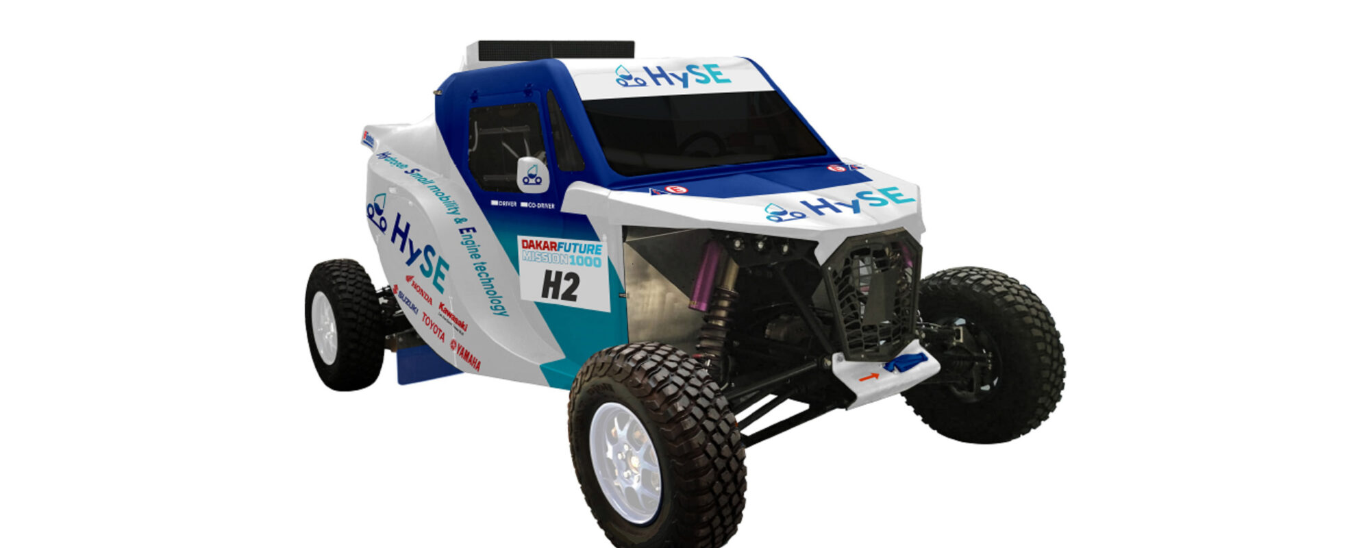 De ultieme test: offroader met waterstofmotor in actie tijdens Dakar 2024