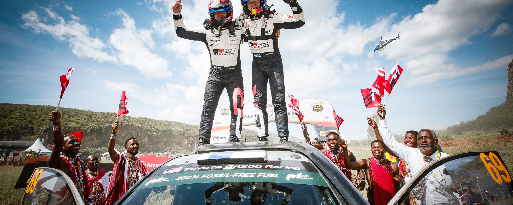 Toyota GAZOO Racing wint legendarische Safari Rally Kenia