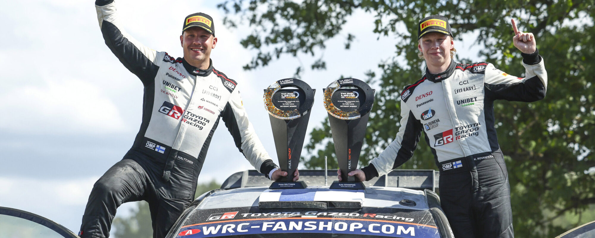 Rovanperä stormt naar winst voor Toyota GAZOO Racing in Rally van Letland