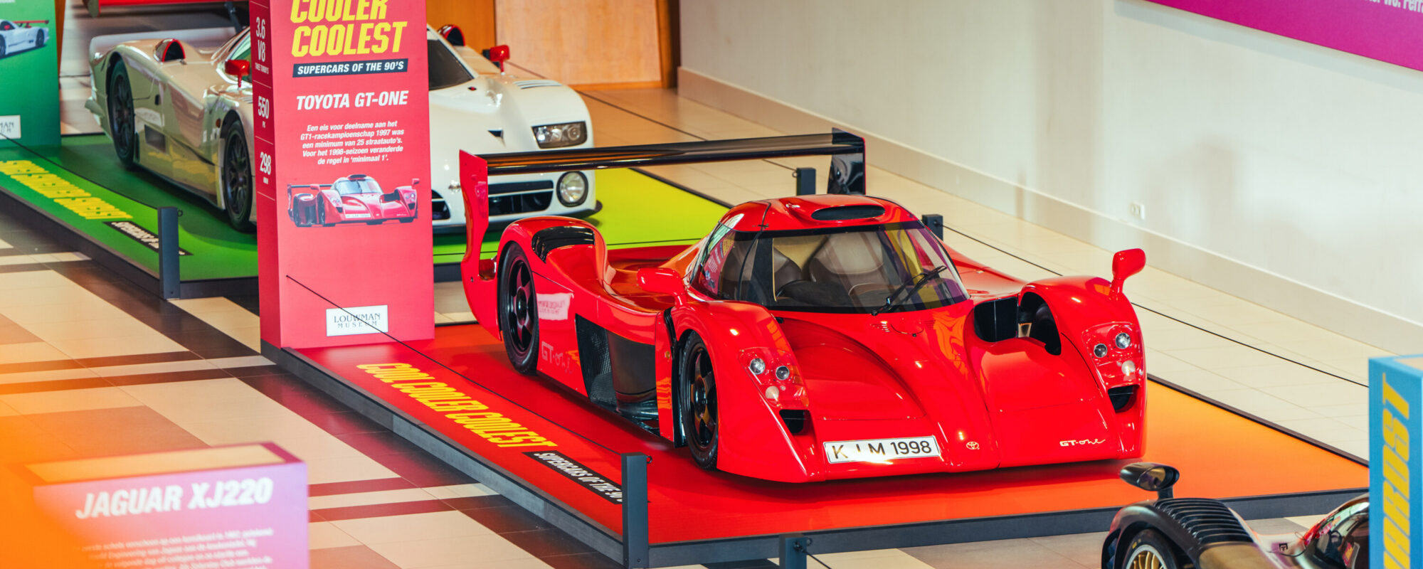 Unieke straatlegale Toyota GT-One tijdelijk te zien in Louwman Museum