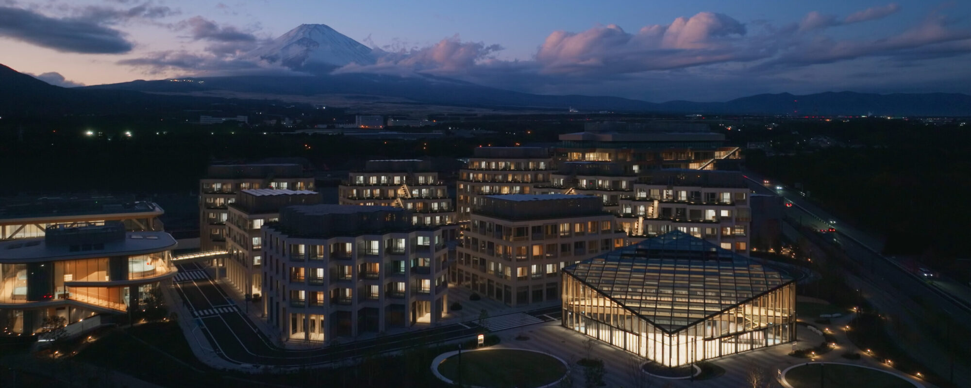 Eerste bouwfase Toyota Woven City gerealiseerd aan voet Mount Fuji