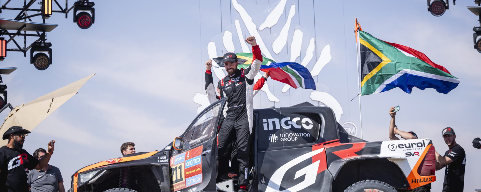 Toyota 1-2 in Dakar 2025: Al Rajhi wint en Lategan tweede