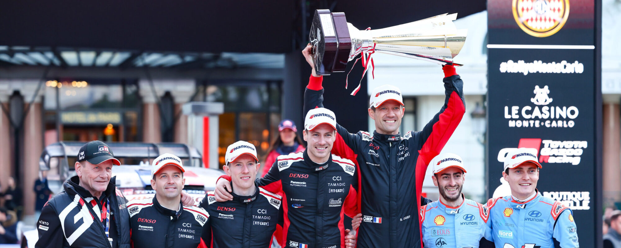 Tiende overwinning in Rallye Monte-Carlo voor Sébastien Ogier en 1-2 voor Toyota GAZOO Racing