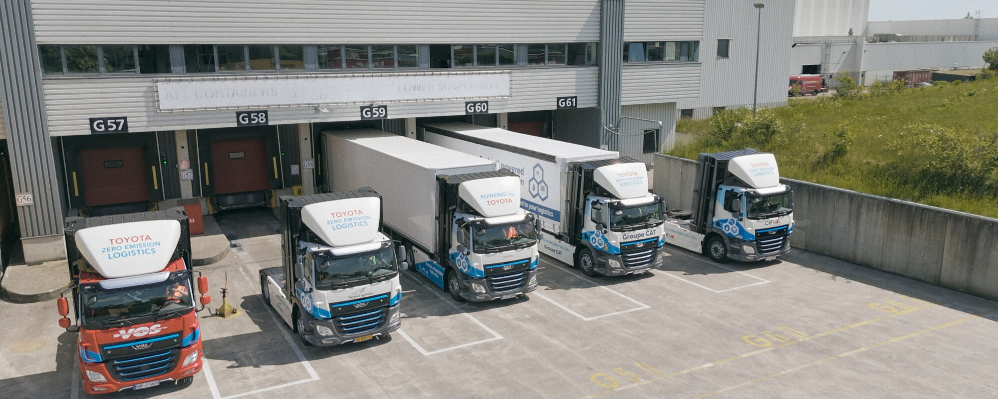 Toyota Motor Europe start met emissievrije logistiek met waterstof-brandstofcelvrachtwagens