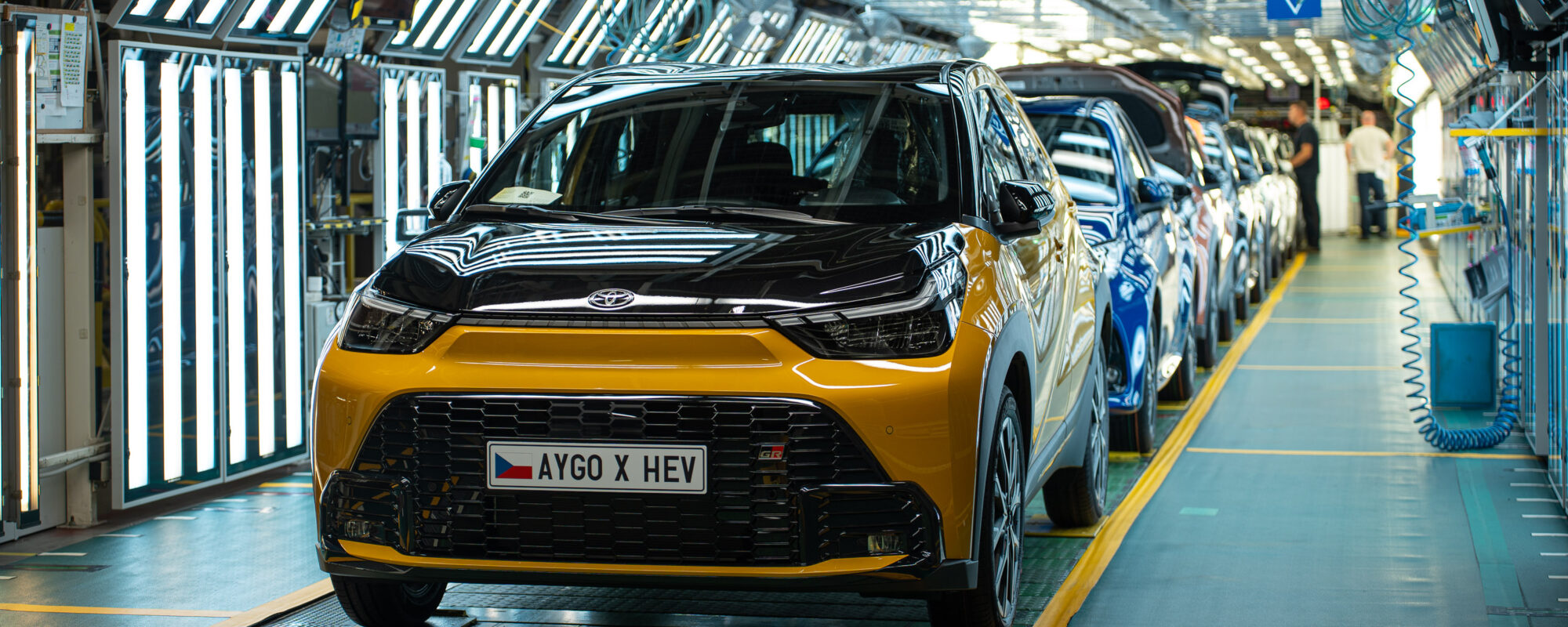 Productie van nieuwe hybride Toyota Aygo X van start