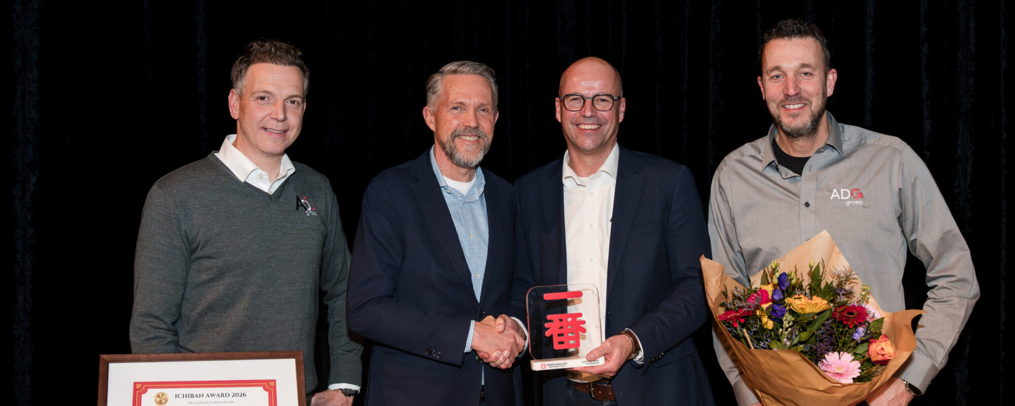 Toyota-dealer ADG Emmen wint Ichiban Award 2026 voor beste Toyota-dealer van Nederland